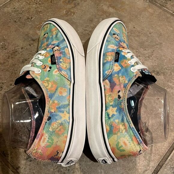 Vans X Nintendo Super Mario Bros Game Over Authentic Sneaker Shoes W7.5 M6 - Picture 12 of 12